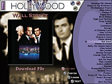 Fox's Hollywood Movie CD-ROM Interface
