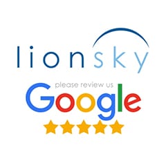 Reviews 1 LionSky Review Us On Google Graphic
