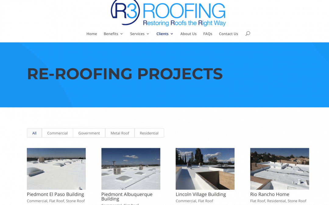 Congratulations R3 Roofing on Your New Website Launch!