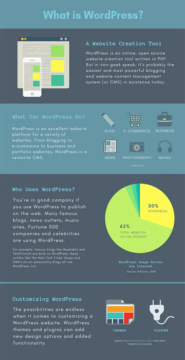 WordPress Website Design Infographic