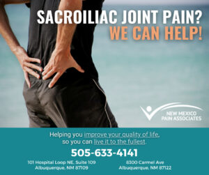 NM Pain Associates - We Can Help - Sacroiliac Joint Pain
