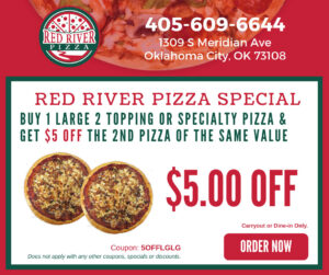Red River Pizza - Coupon $5 OFF